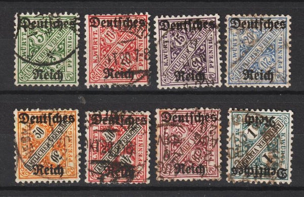 MiNr. D 57-64 gestempelt