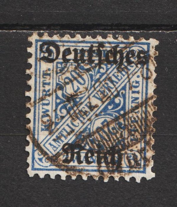 MiNr. D 60 gestempelt, geprüft