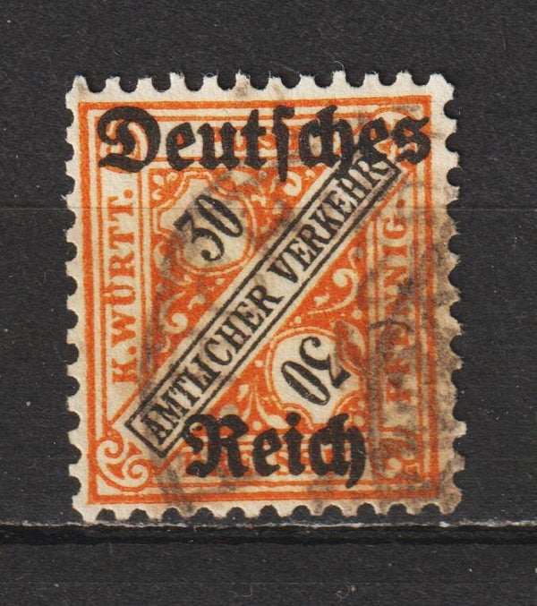 MiNr. D 61 gestempelt, geprüft