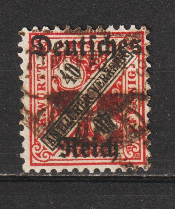 MiNr. D 62 gestempelt, geprüft