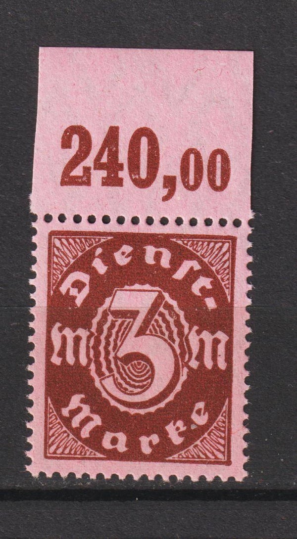 MiNr. D 67 Oberrand postfrisch **