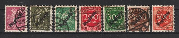 MiNr. D 75-81 gestempelt (ad)