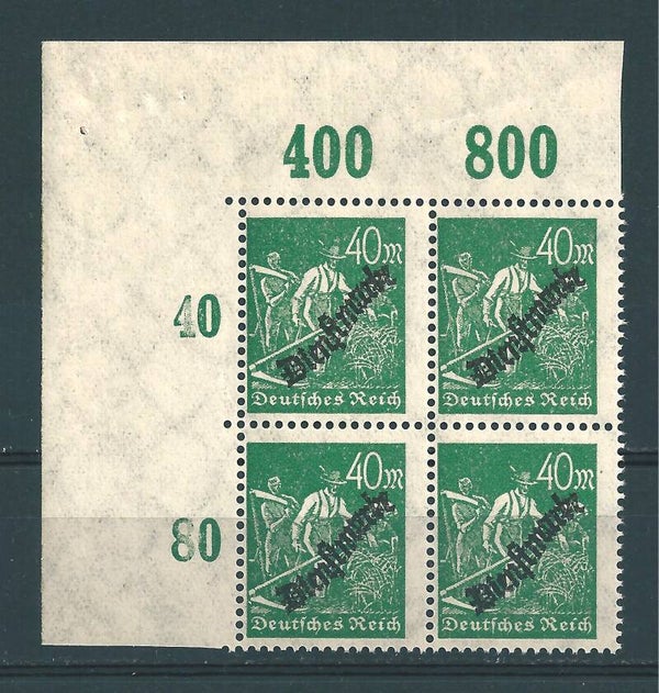 MINr. D 77 postfrische ** Oberrand Bogenecke