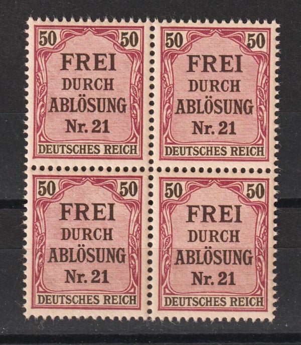 MiNr. D 8 postfrischer ** Viererblock