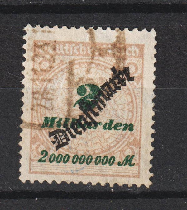 MiNr. D 84 gestempelt, geprüft Peschl BPP