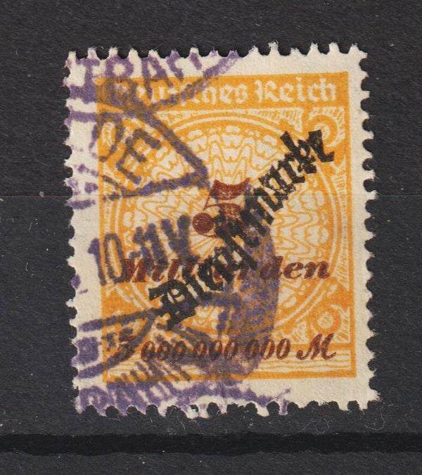 MiNr. D 85 gestempelt, geprüft