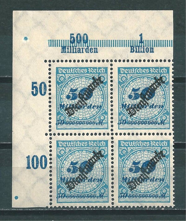 MiNr. D 88 postfrische ** Oberrand Bogenecke