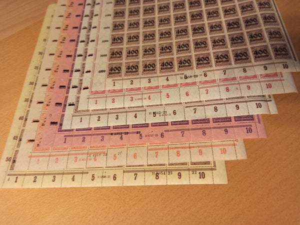 MiNr. D 89-98 ** Bogensatz komplett