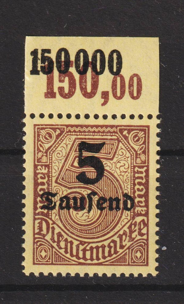 MiNr. D 89 Oberrand postfrisch **