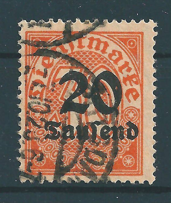 MiNr. D 90 gestempelt, geprüft