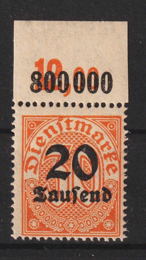 MiNr. D 90 Oberrand postfrisch **