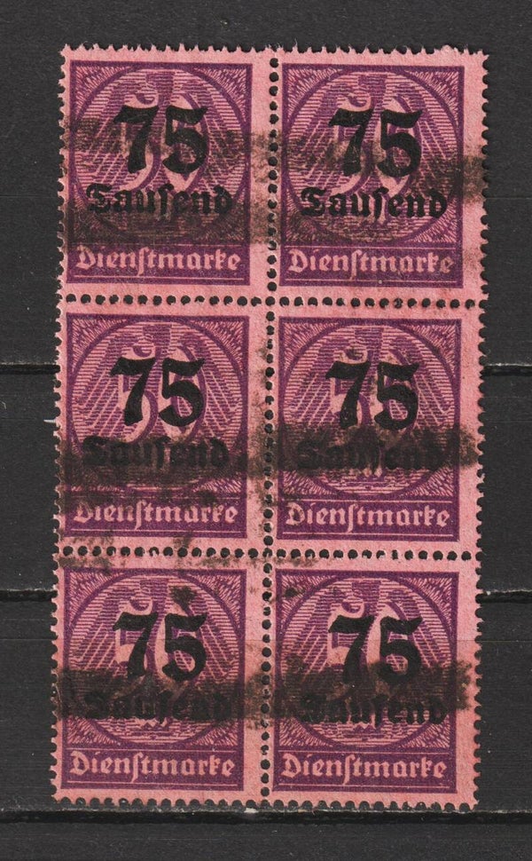MiNr. D 91 gestempelt