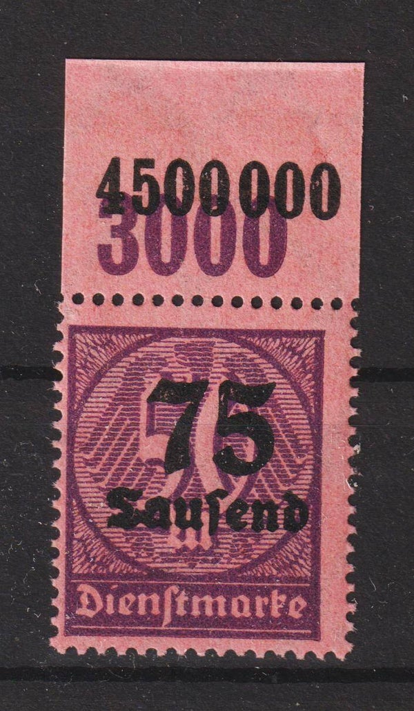 MiNr. D 91 Oberrand postfrisch **
