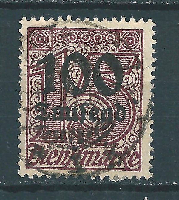MiNr. D 92 gestempelt, geprüft