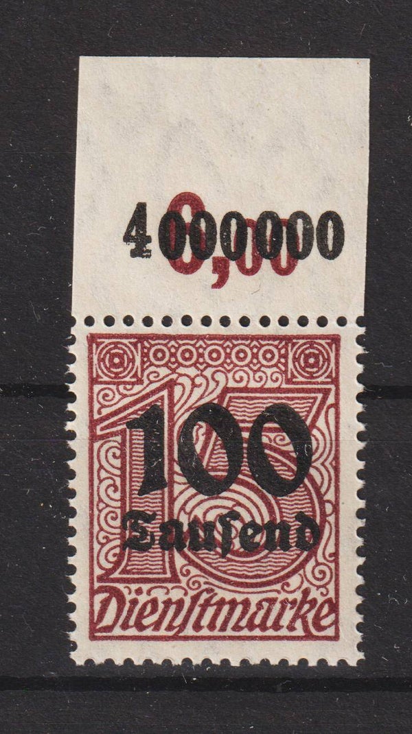 MiNr. D 92 Oberrand postfrisch **