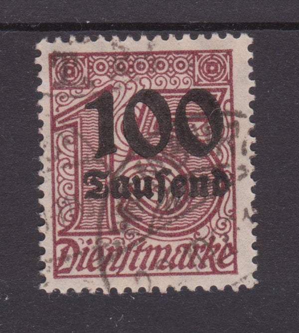 MiNr. D 92 gestempelt