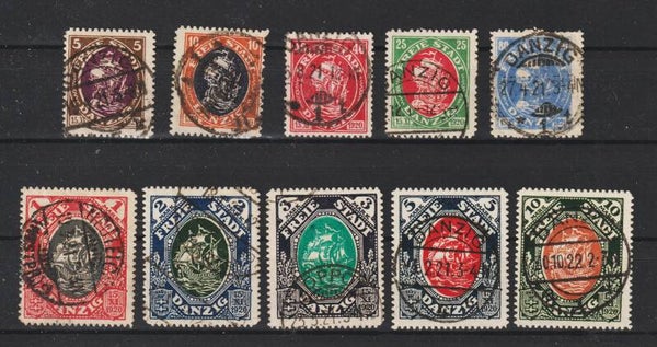 MiNr. 53-62 gestempelt