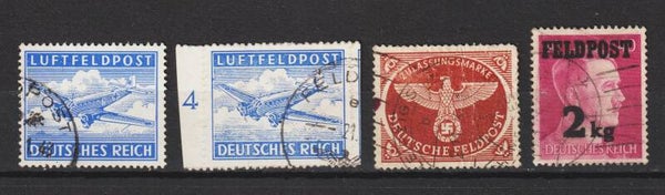 Feldpost, MiNr. 3 gestempelt