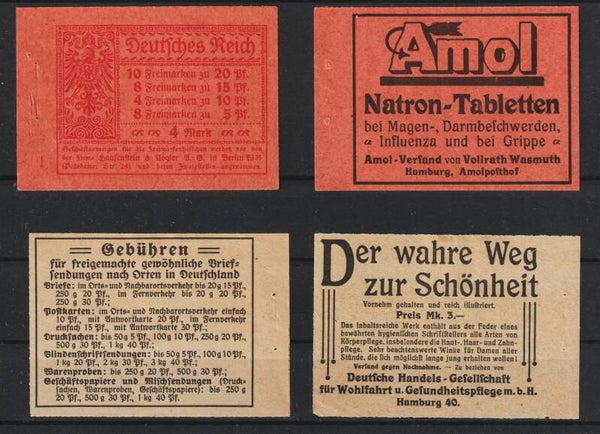 Heftchen Deckel und Blätter