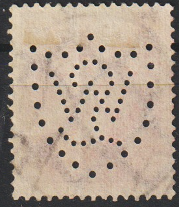 MiNr. 362 Firmenlochung gestempelt (hs)
