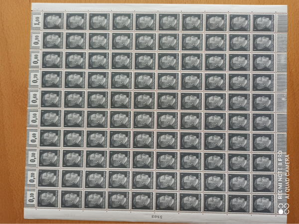 MiNr. 781 postfrischer Bogen