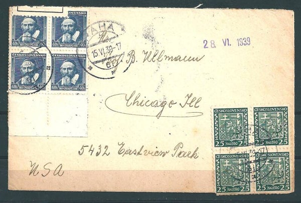 Böhmen & Mähren  Vorläufer Brief