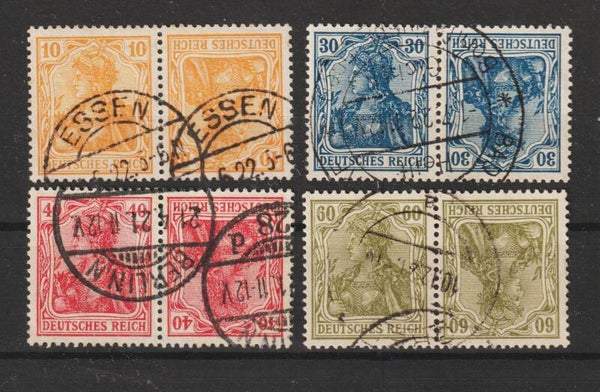 MiNr. K 1-4 gestempelt