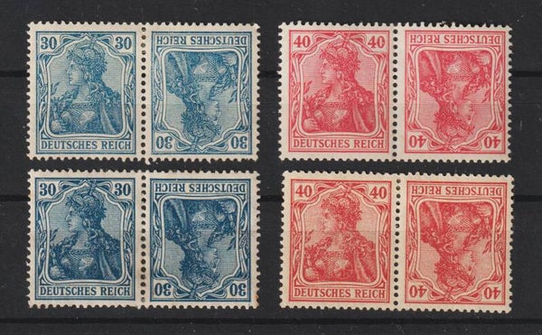 MiNr. K 2, 3 Farbvarianten