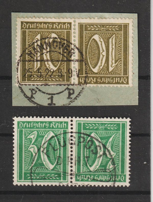 MiNr. K 5, 6 gestempelt