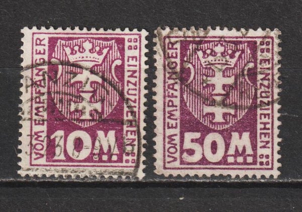 MiNr. P 21 + 23 gestempelt