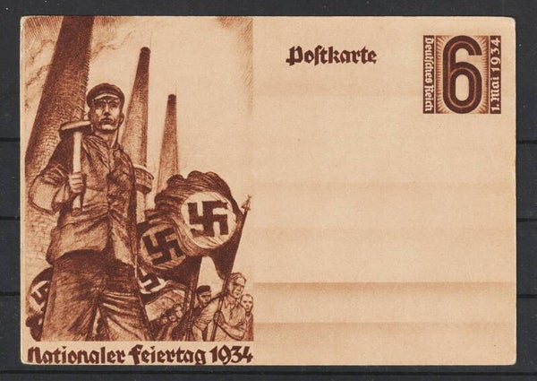 Ganzsache Karte P 251 "Nationaler Feiertag 1934"