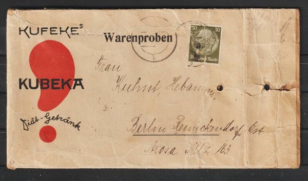 Warenprobe (Diätgetränk) der Firma Kufeke Hamburg  (s23023)