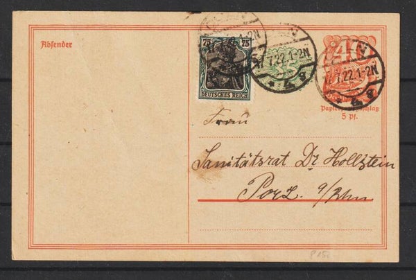 Ganzsache P 152 I  CÖLN 17.7.22  (s23052)
