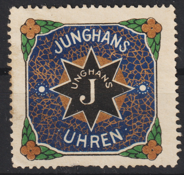 Vignette, Reklamemarke "Junghans Uhren"   (s23120)