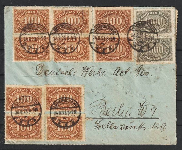 Infla Brief vom 24.8.23, Ersttag PP 16  (s23122)