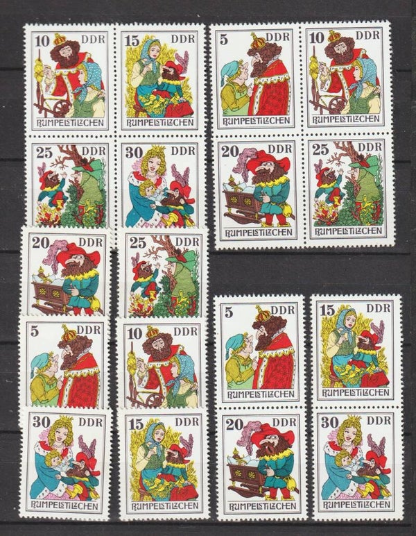 ZD aus MiNr. 2187-2192 Rumpelstielzchen postfrisch **  (s23162)