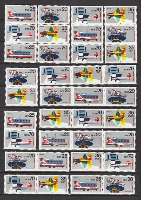 ZD aus MiNr. 2516-25319 Interflug postfrisch **  (s23163)