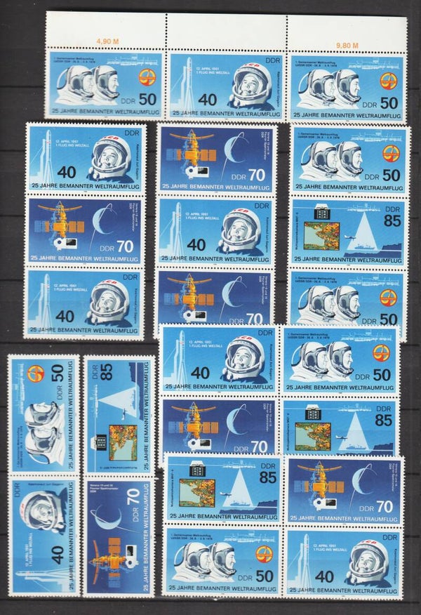 ZD aus MiNr. 3005-3008 Weltraumflug postfrisch **  (s23166)
