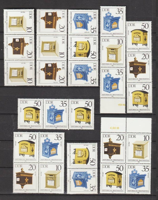 ZD aus MiNr. 2924-2927 Briefkästen postfrisch **  (s23167)