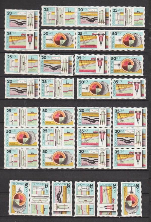ZD aus MiNr. 2557-2560 Geophysik postfrisch **  (s23169)