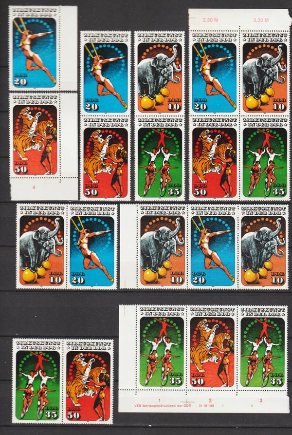 ZD aus MiNr. 2983-2986 Zirkus postfrisch **  (s23169)