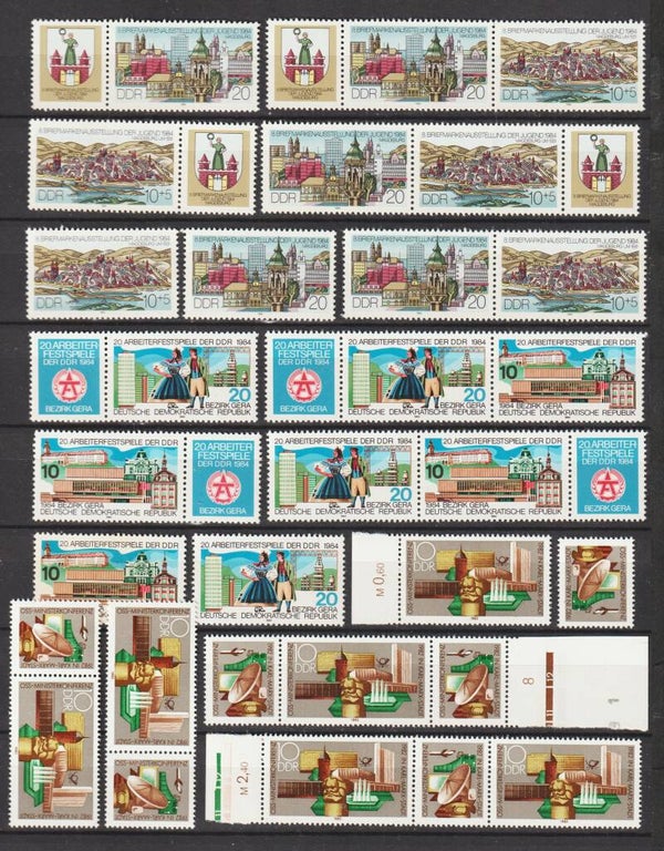 ZD aus MiNr. 2732, 2880-2881, 2903-2904 postfrisch **  (s23170)