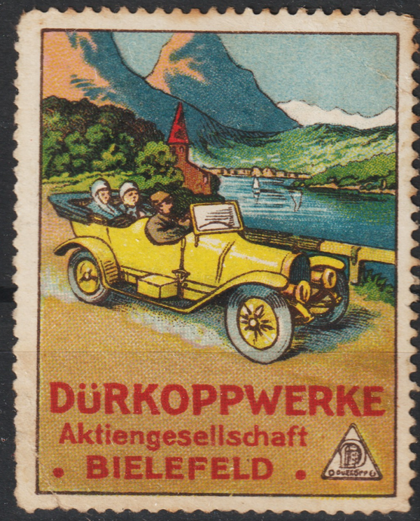Vignette, Reklamemarke "DÜRKOPPWERKE BIELEFELD"  (s24039)