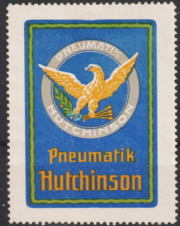 Vignette, Reklamemarke "Pneumatik Hutchinson"  (s24039)