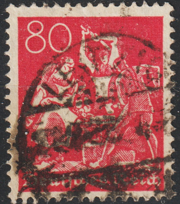 MiNr. 166 gestempelt, geprüft  (s24040)