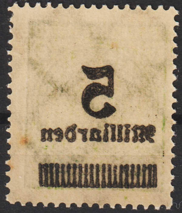 MiNr. 333 postfrisch **, Aufdruck Abklatsch  (s24040)