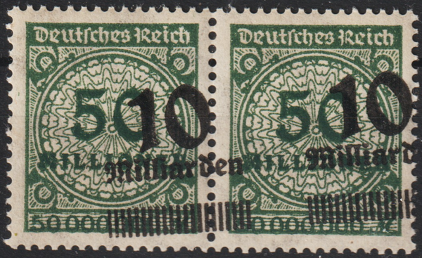 MiNr. 336 postfrisch **, Aufdruck verschoben   (s24040)