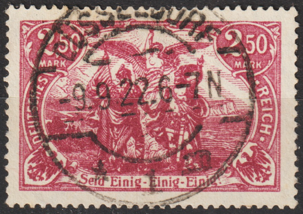 MiNr. 115 e gestempelt, geprüft (s24041)