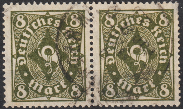 MiNr. 229 P gestempelt, geprüft (s24041)