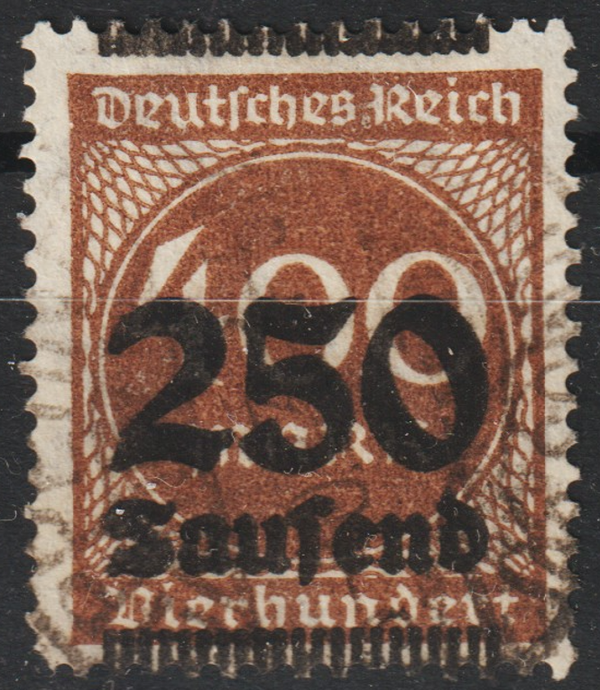 MiNr. 294 gestempelt, Aufdruck  (24052)
